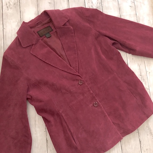 Siena Studio Jackets & Blazers - Pink Suede Blazer/Jacket - 100% leather [Sienna]